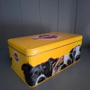 Vintage Pedigree Voorraadblik met Honden