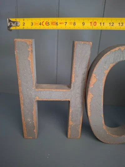 Set Decoratieve Letters 'HOME' - Industriële Look (15 cm)