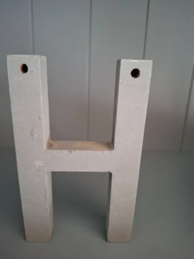 Set Decoratieve Letters 'HOME' - Industriële Look (15 cm)