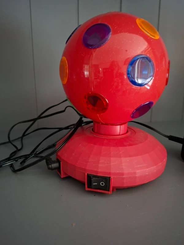 Roterende Discobal / Feestlamp op Voet - Plug & Play Sfeerverlichting - Afbeelding 2