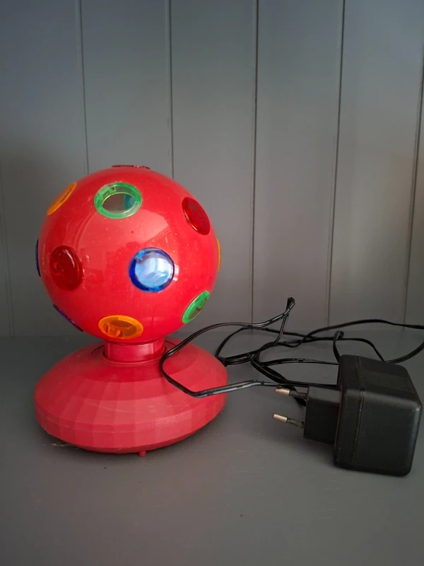Roterende Discobal / Feestlamp op Voet - Plug & Play Sfeerverlichting - Afbeelding 3