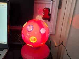 Roterende Discobal / Feestlamp op Voet - Plug & Play Sfeerverlichting