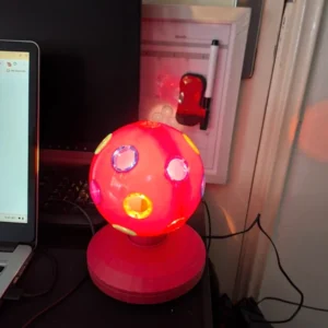 Roterende Discobal / Feestlamp op Voet - Plug & Play Sfeerverlichting