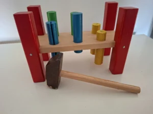 Houten Hamertje Tik / Hamerbank Speelgoed