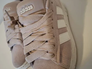 Adidas Grand Court Sneakers - Roze Suède (Maat 39 1/3)