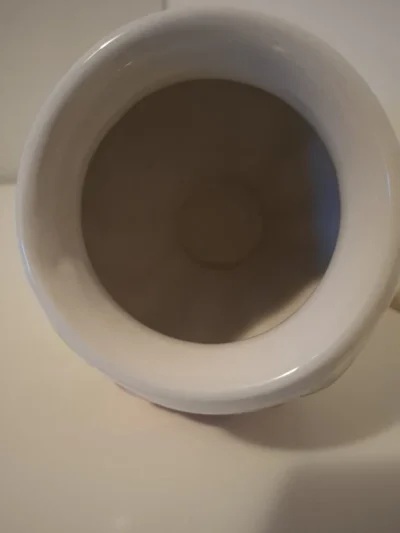 Vintage Keramische Vaas met Fruit Reliëf - Handgeschilderd