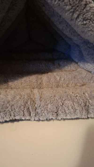 Iglo Huisje / Kattenmand - Pluche Voering - Blauwgrijs