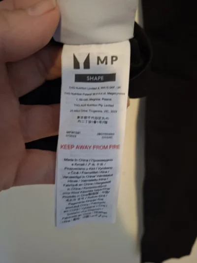 MP (Myprotein) Shape Seamless Legging - Hoge Taille - Zwart (Maat L)