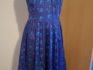 Voodoo Vixen Retro Halterjurk Bloemen & Polkadot (Maat M)