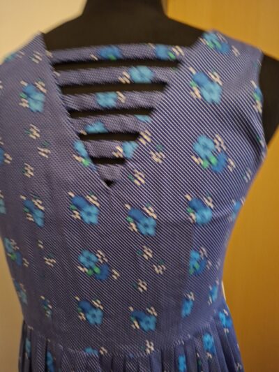 Voodoo Vixen Retro Halterjurk Bloemen & Polkadot (Maat M)