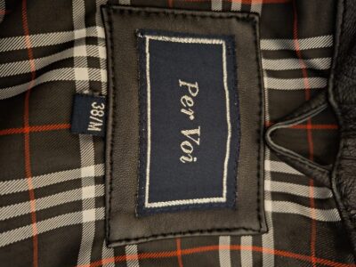 Zwart Leren Jasje / Colbert - Per Voi (Maat 38/M)