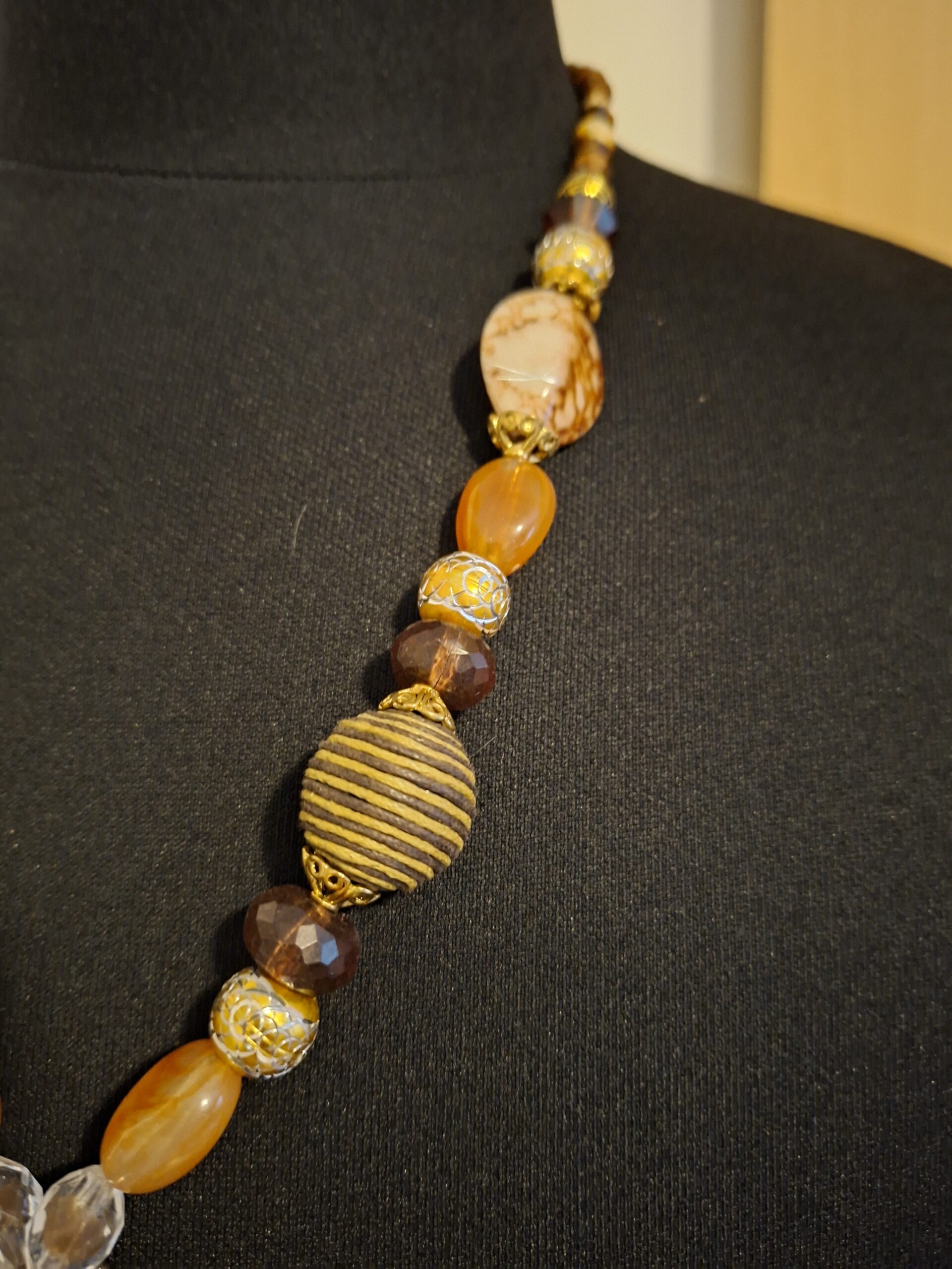 Lange Bohemian Statement Ketting met Kwast (Tassel) - Afbeelding 2