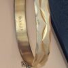 Vintage Vergulde Slavenarmband (18K Rolled Gold Plate)