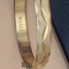 Vintage Vergulde Slavenarmband (18K Rolled Gold Plate)