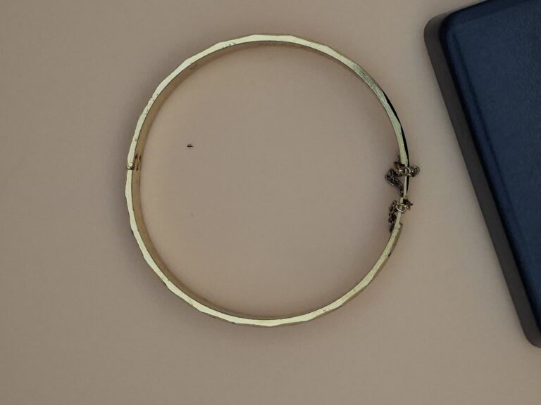 Vintage Vergulde Slavenarmband (18K Rolled Gold Plate)