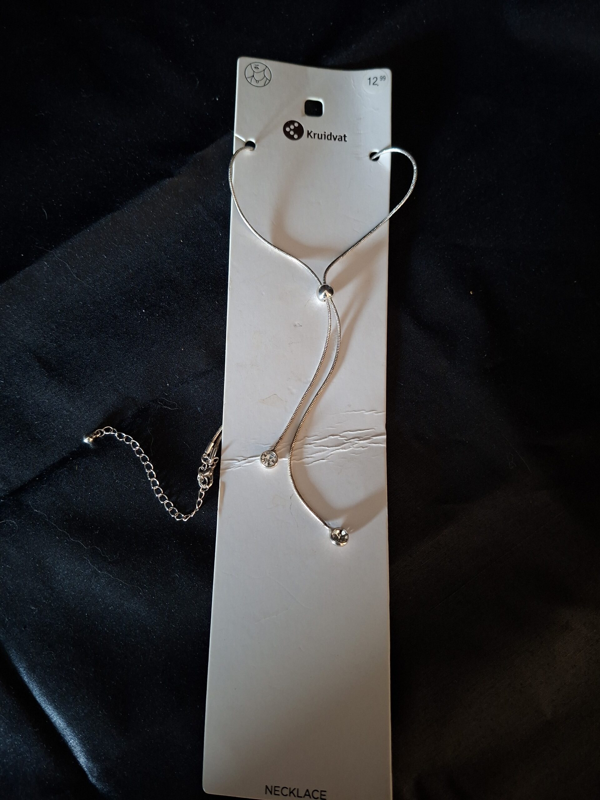 Elegante Y-Ketting / Lariat Ketting met Strass - Zilverkleurig - Kruidvat - Afbeelding 5