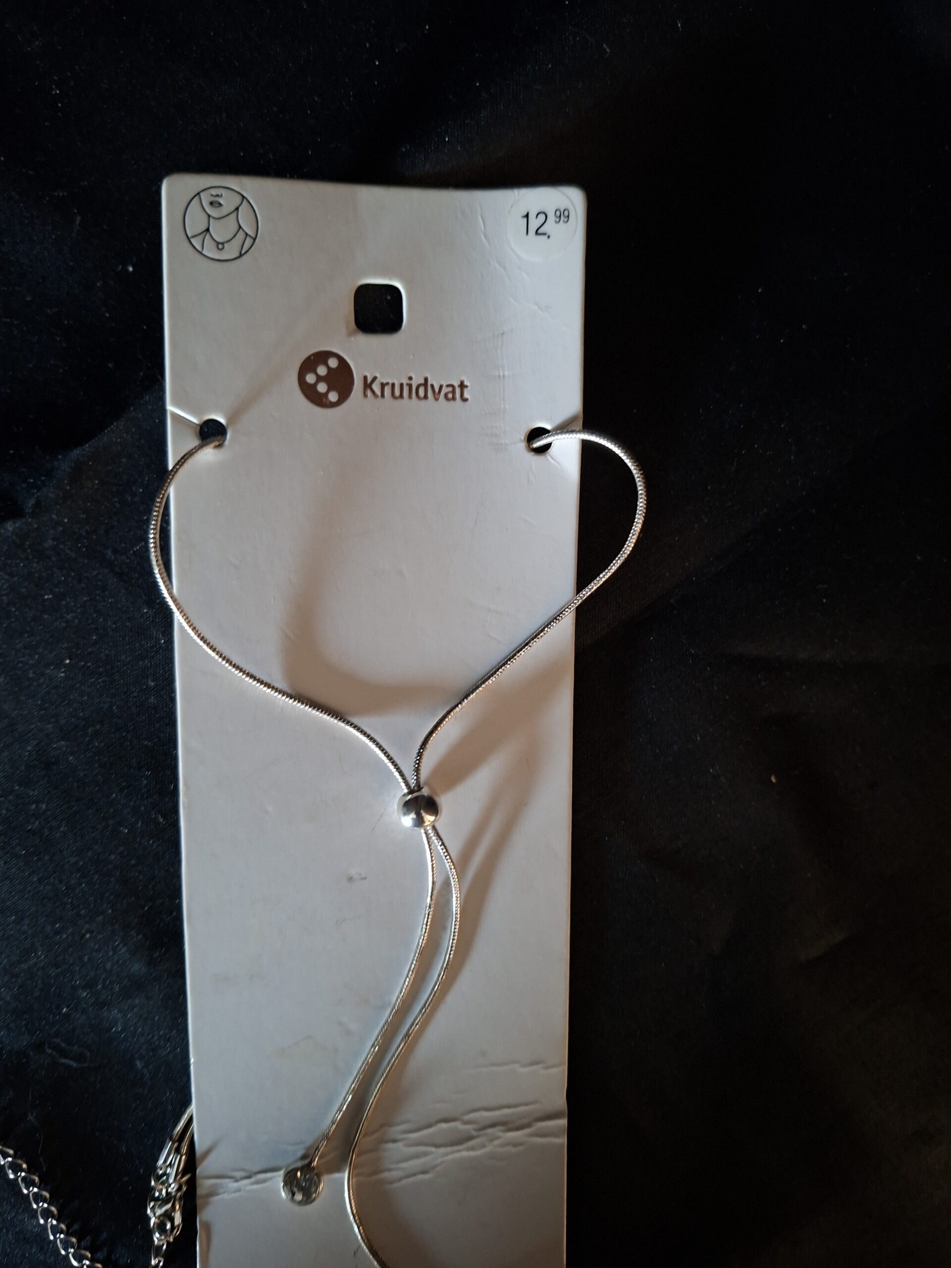 Elegante Y-Ketting / Lariat Ketting met Strass - Zilverkleurig - Kruidvat - Afbeelding 2