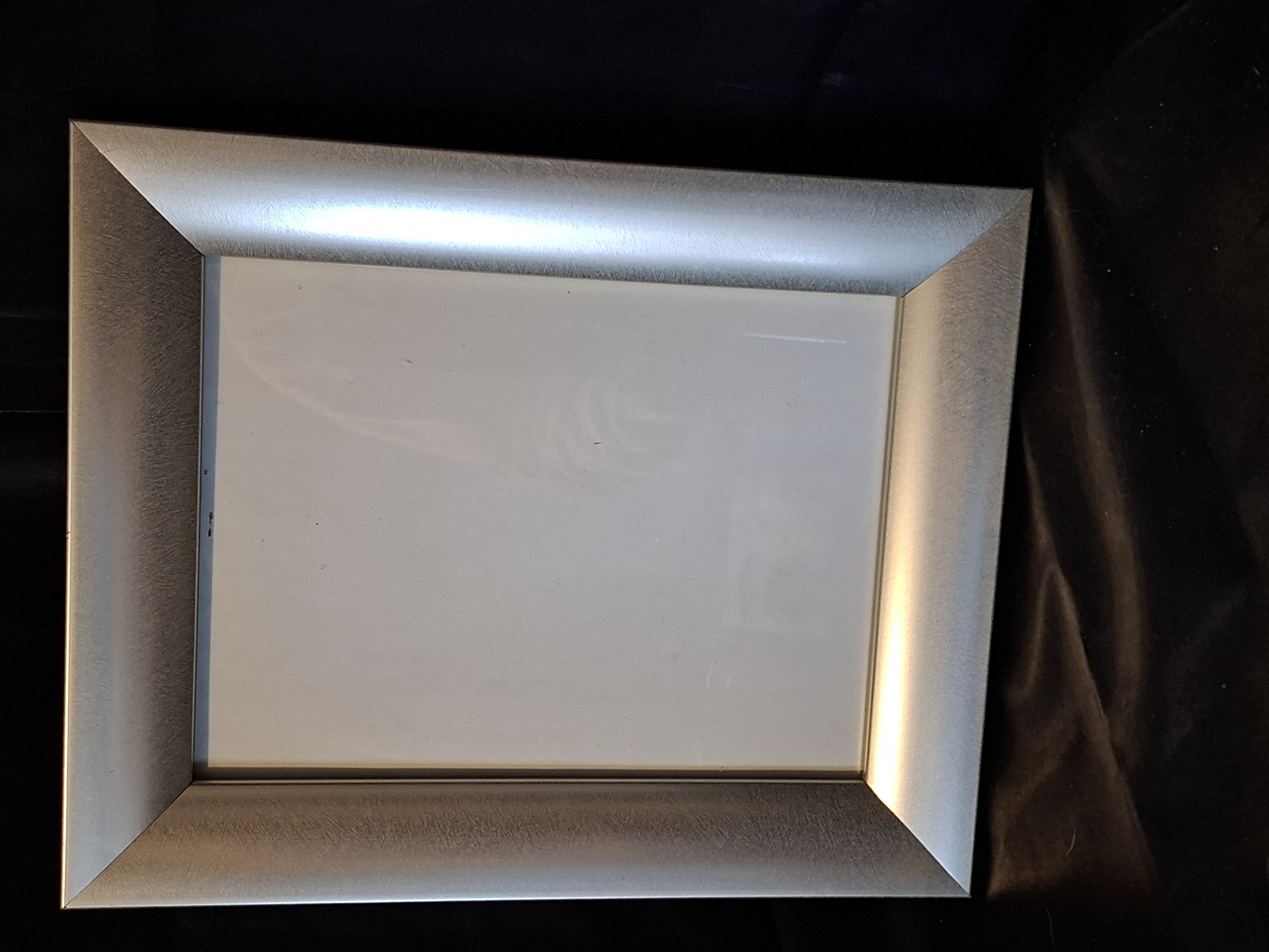 Luxe Fotolijst Geborsteld Zilver / Champagne - Breed Profiel - 20x30 cm