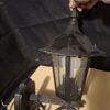Klassieke Zwarte Buitenlamp - IP44 - Spinnenvrij Te Maken!