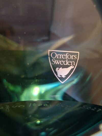 Orrefors "Kantra" Schaal - Sven Palmqvist - Zweeds Design