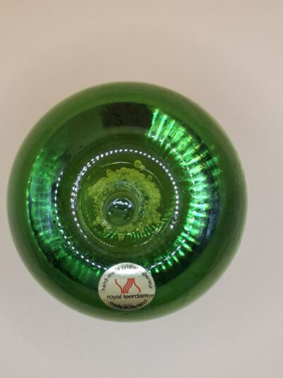 Royal Leerdam Glazen Appel - Handgemaakt Kristal (Groen)