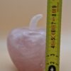 Decoratieve Appel van Rozenkwarts (7,5 cm)