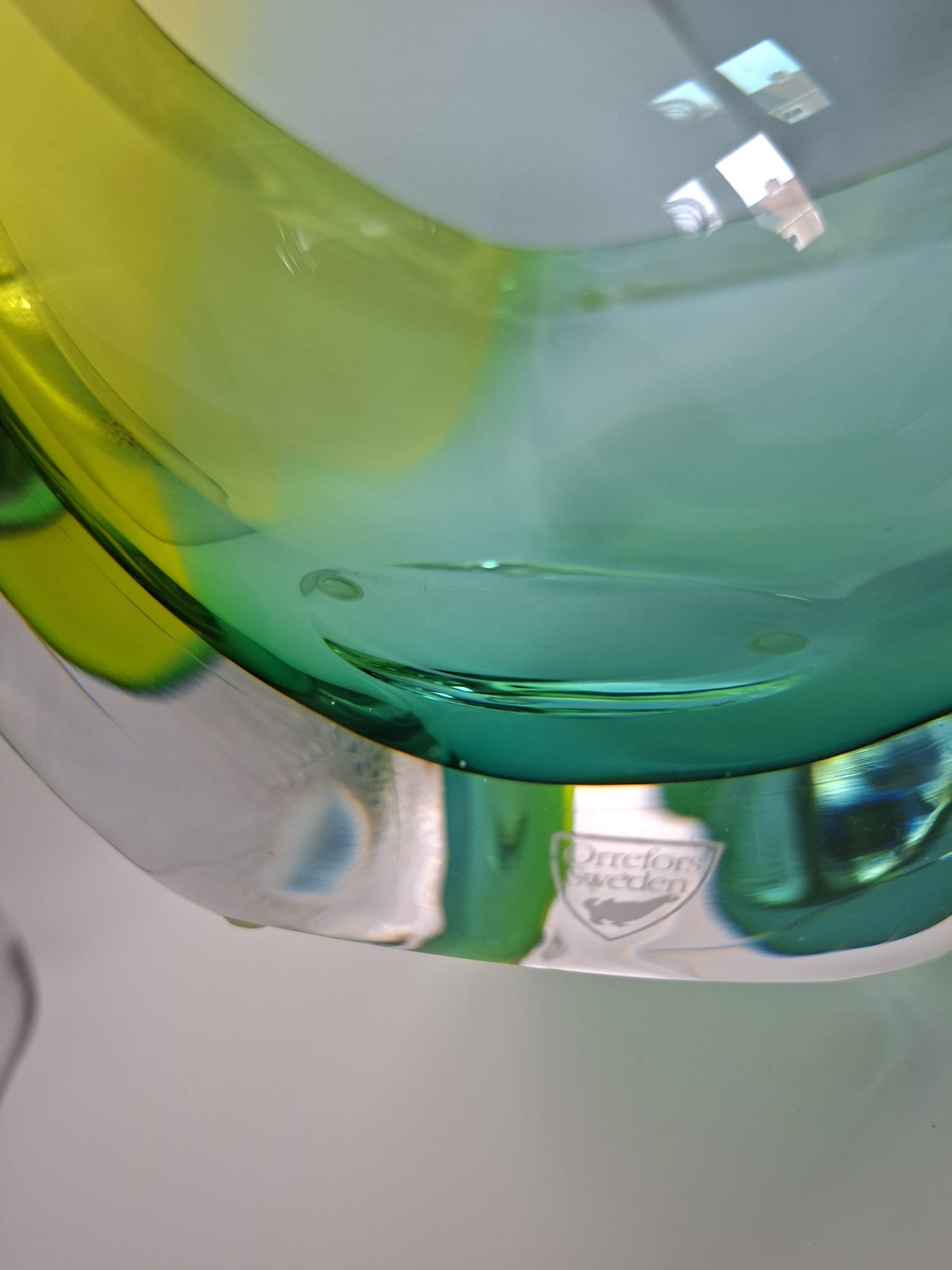 Orrefors "Kantra" Schaal - Sven Palmqvist - Zweeds Design - Afbeelding 3