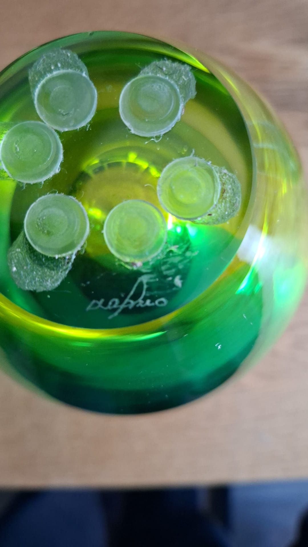 Gesigneerde Seguso Sommerso Vaas - Flavio Poli Stijl (ca. 1960) - Afbeelding 3