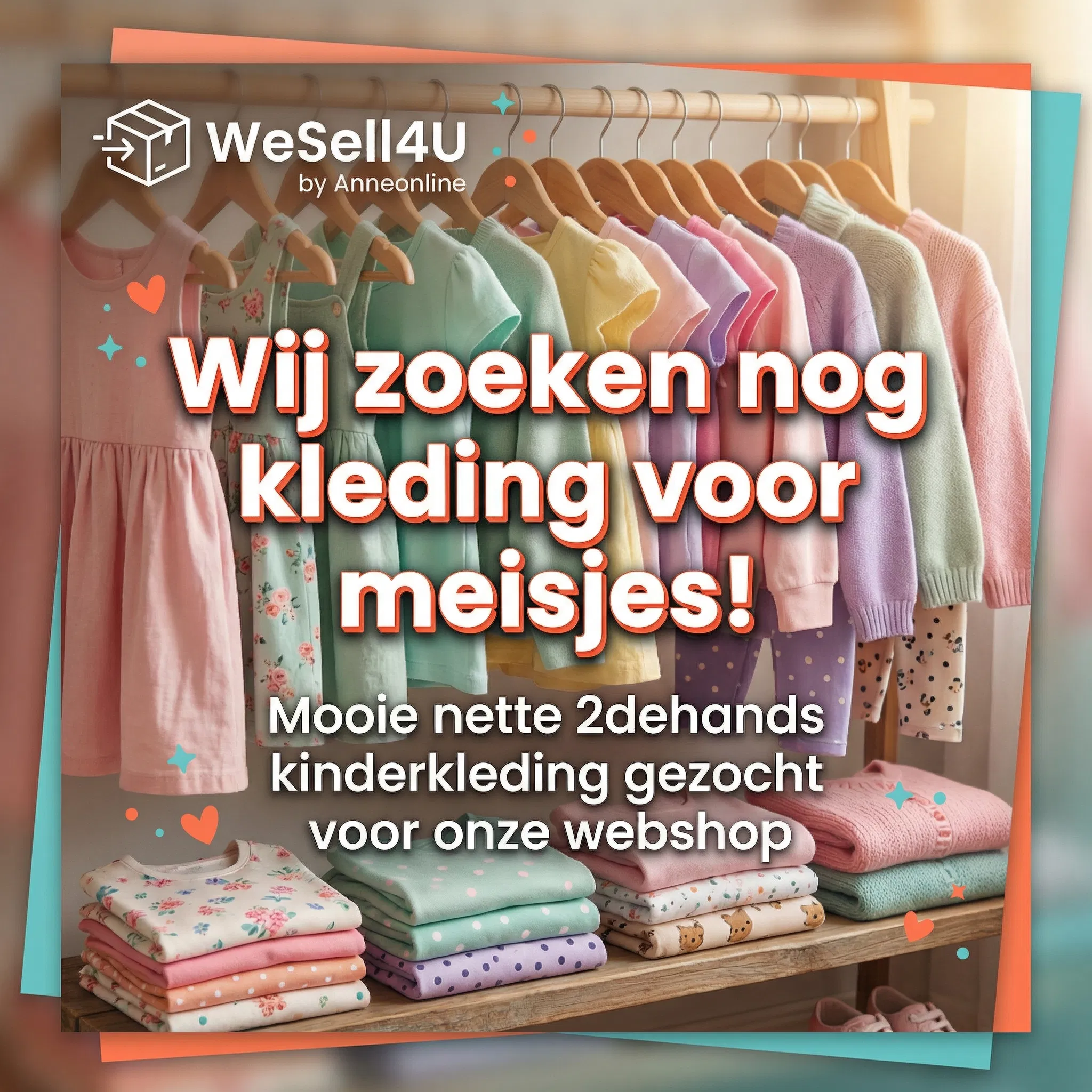 🌸 Wij zoeken nog kinderkleding voor meisjes!