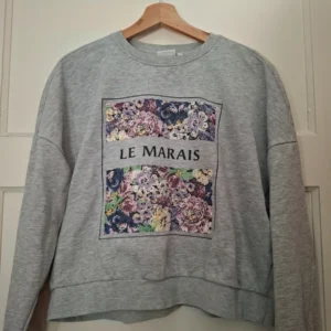 ONLY Le Marais Sweater Grijs Bloemenprint Maat S