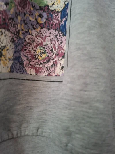 ONLY Le Marais Sweater Grijs Bloemenprint Maat S