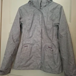 Decathlon Quechua Wandeljas Grijs Waterdicht Dames Maat S