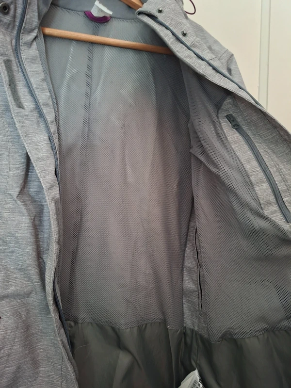 Decathlon Quechua Wandeljas Grijs Waterdicht Dames Maat S - Afbeelding 5