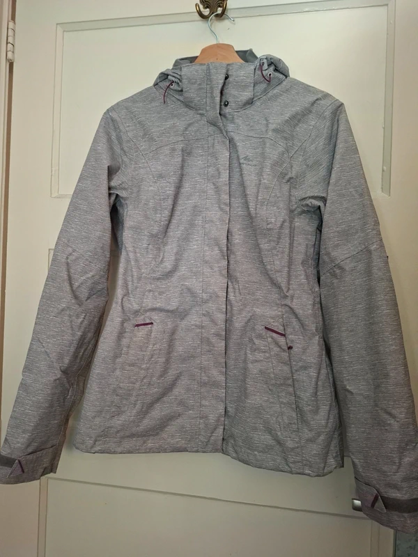 Decathlon Quechua Wandeljas Grijs Waterdicht Dames Maat S