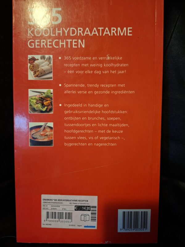 Kookboek 365 Koolhydraatarme Gerechten Nicola Graimes