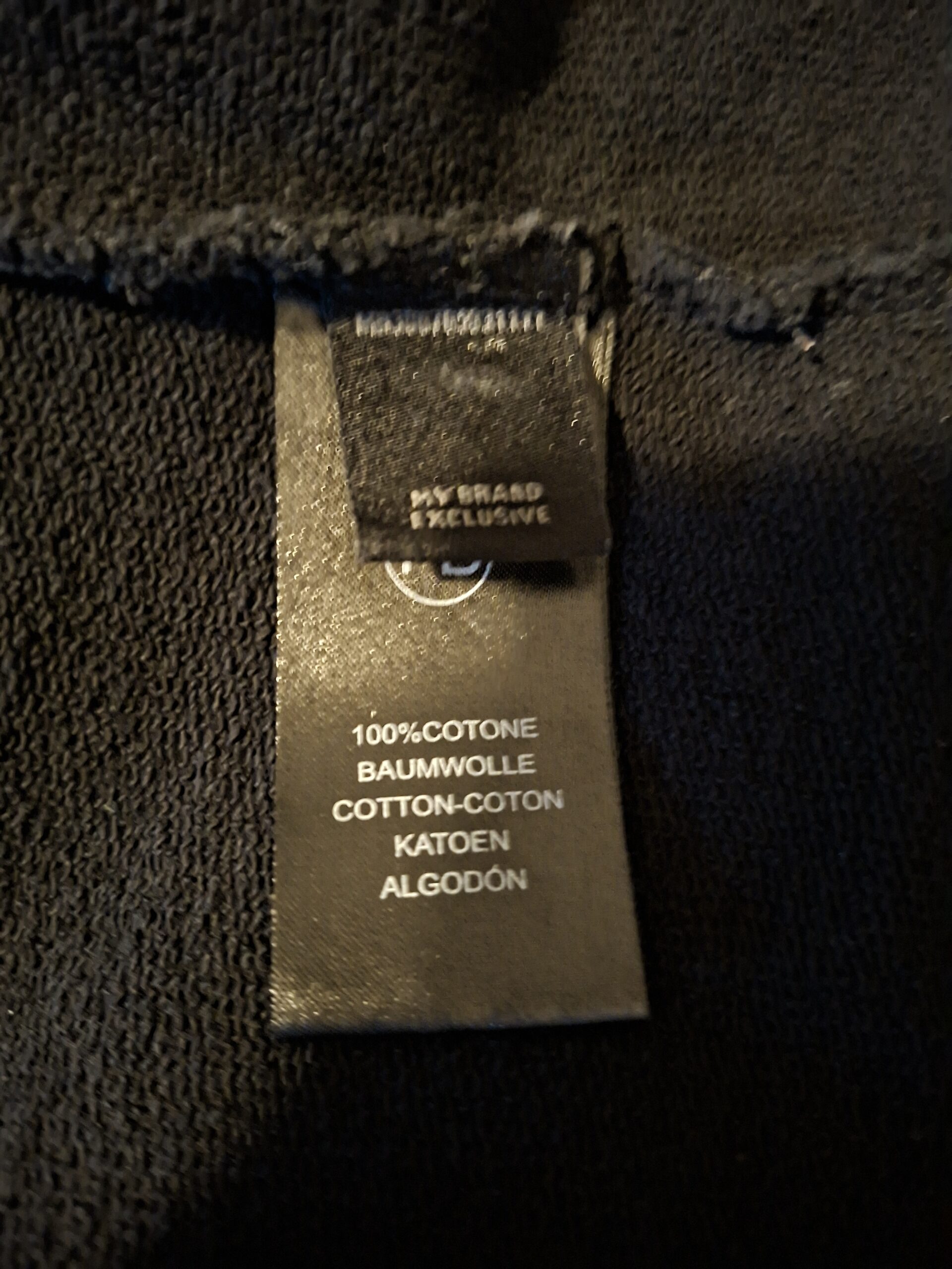 MY BRAND Exclusive Zwarte Sweater met Doodskop van Steentjes (Maat XL) - Afbeelding 7