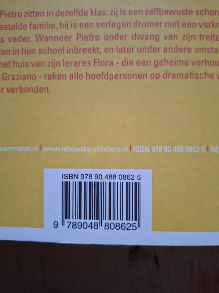 Niccolò Ammaniti Ik Haal Je Op Ik Neem Je Mee Lebowski Bestseller