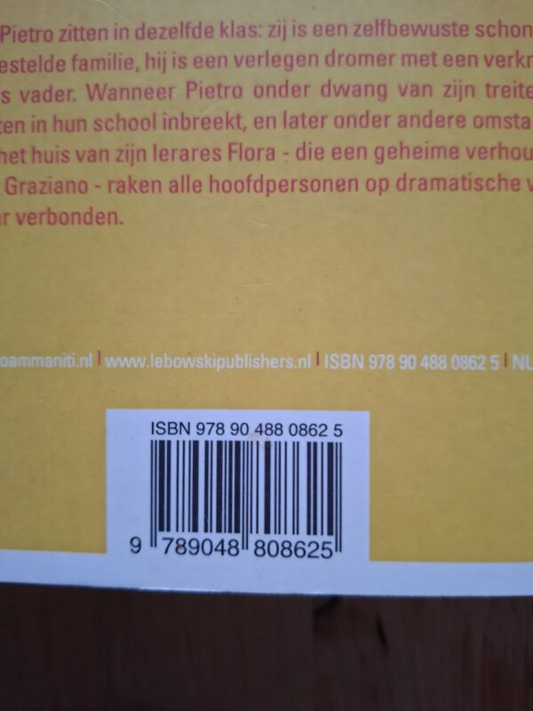 Niccolò Ammaniti Ik Haal Je Op Ik Neem Je Mee Lebowski Bestseller