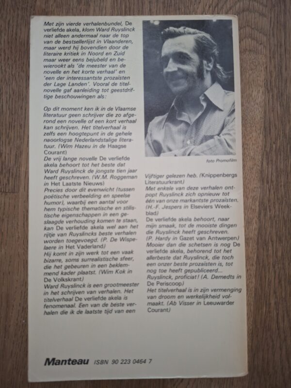Ward Ruyslinck De Verliefde Akela Vlaamse Literatuur Klassieker