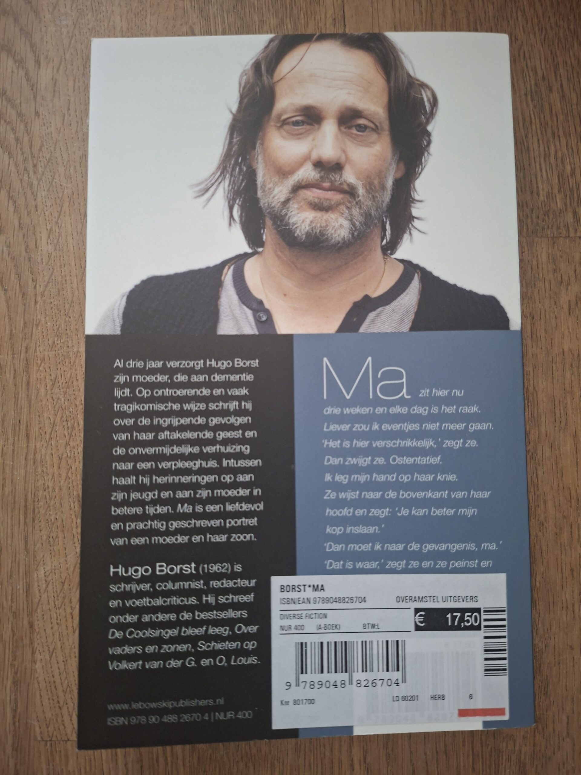 Hugo Borst Ma Ontroerend Boek Over Dementie Lebowski Publishers - Afbeelding 2