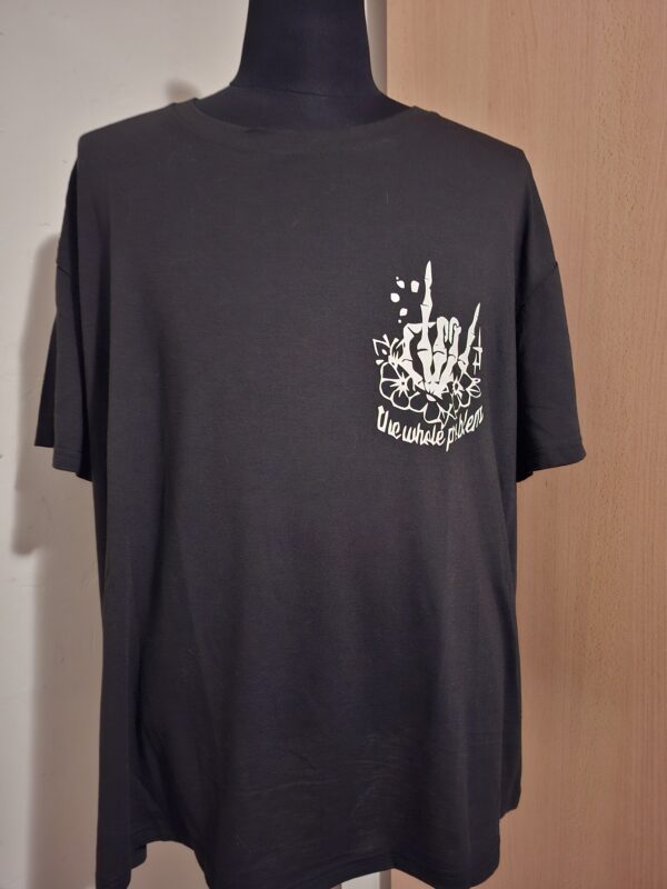 Zwart T-Shirt Don't Be Part Of Problem Be Whole Problem Schedel Maat 3XL