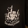 Zwart T-Shirt Don't Be Part Of Problem Be Whole Problem Schedel Maat 3XL