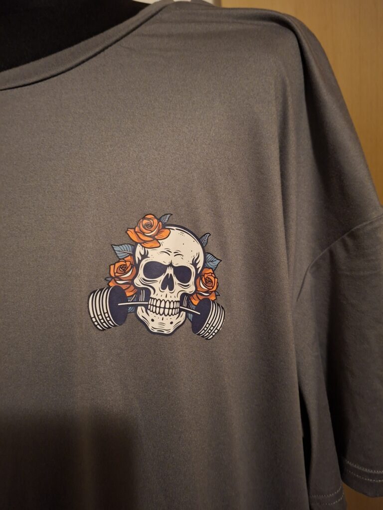 Grijs T-Shirt Thick Thighs And Sleep Deprived Fitness Shein Curve Maat 3XL