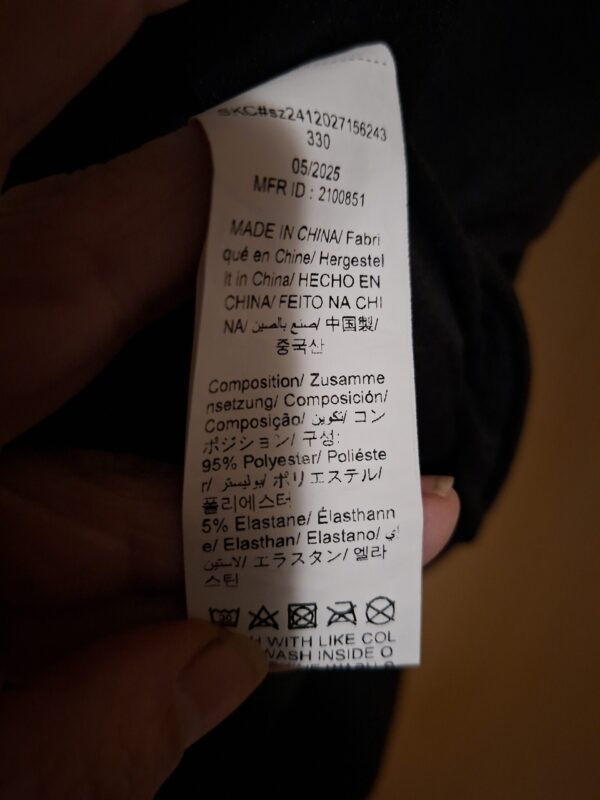 Zwarte Mouwloze Top V-Hals Shein Curve Basis Maat 2XL