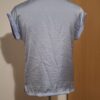 20251210_221340 Lichtblauw Shirt Comma Glanzend Korte Mouwen Maat 38
