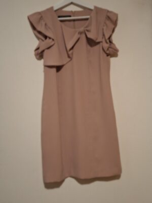 Oudroze Jurk Antony Scarano Italia Ruches Elegant Maat 36