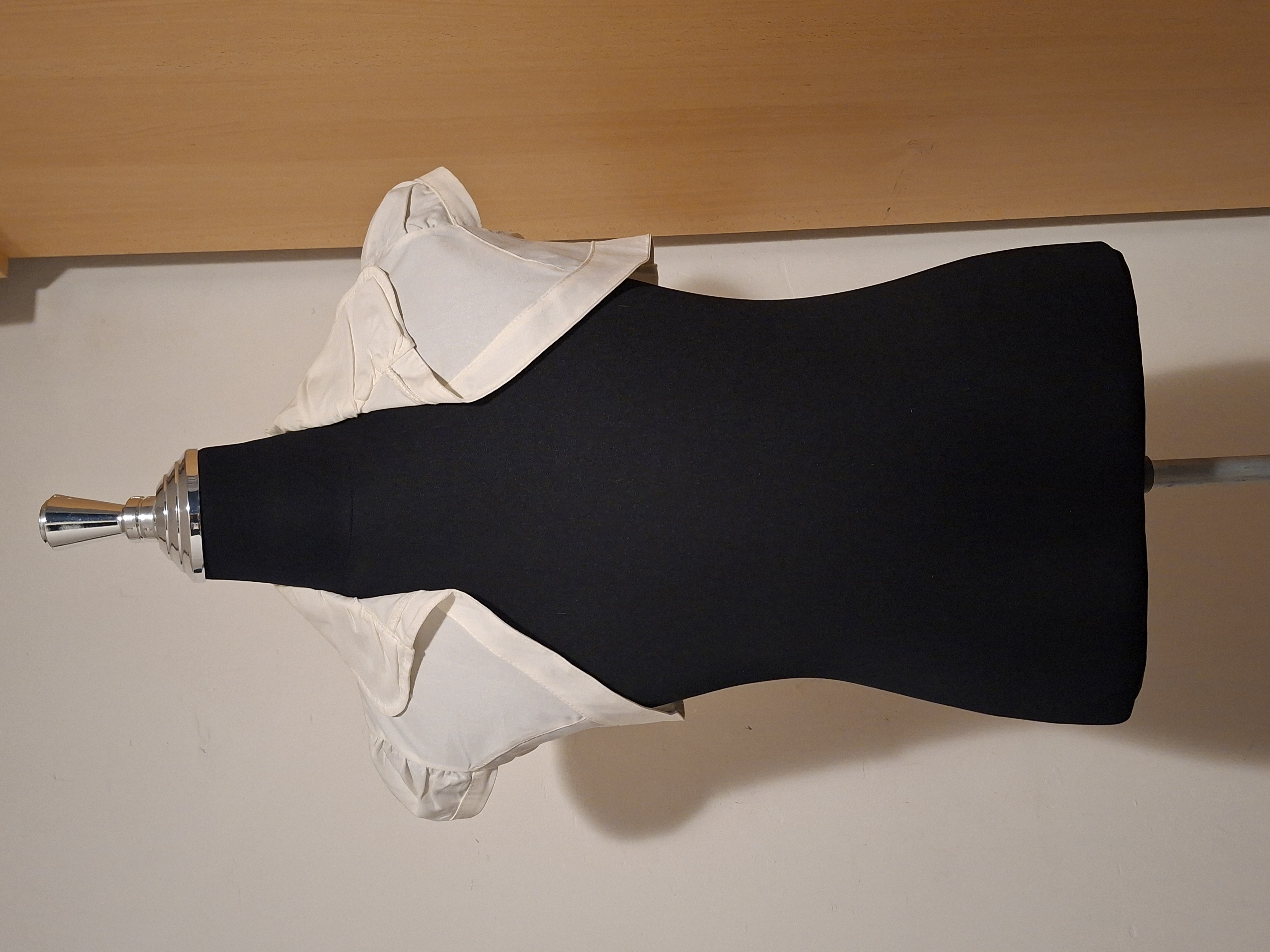 Wit Bolero Jasje met Kraag Elegant Katoen Maat M