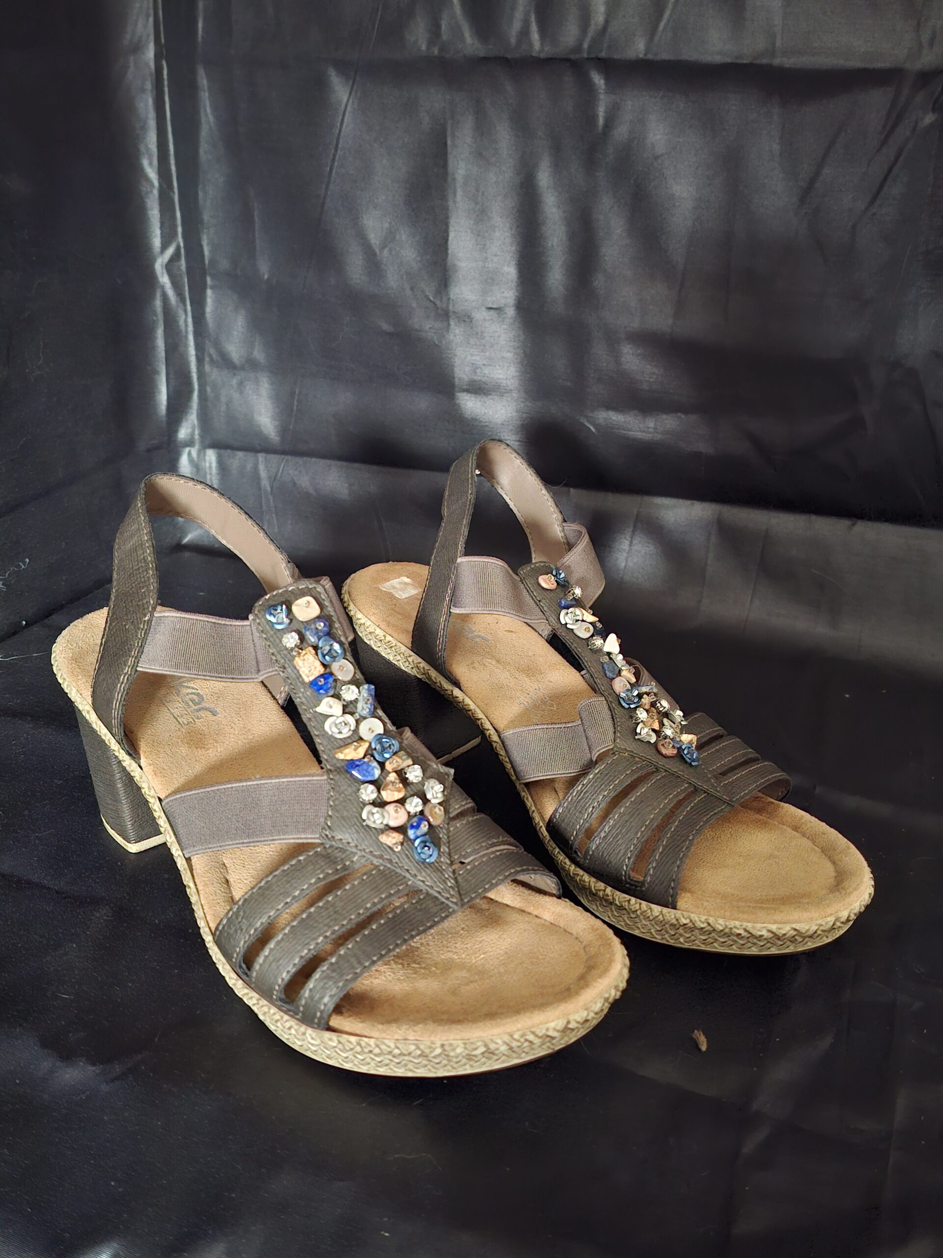 Sandalen Bruin Kralen Rieker Antistress Maat 39 - Afbeelding 3