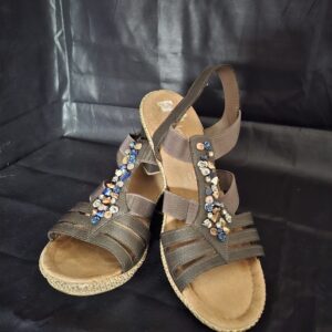 Sandalen Bruin Kralen Rieker Antistress Maat 39