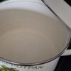 Vintage Stamppotpan Emaille BK Enamel Cookware Wit met Deksel